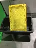 Lot of (7) Plastic Storage Bins and (1) Step Stool