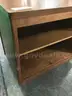 Two-Shelf Wooden Bookcase