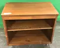 Two-Shelf Wooden Bookcase