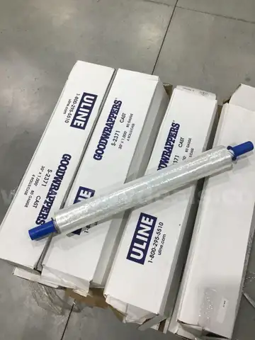 Lot of (8) Uline Shrink Wrap 4 Rolls Per Case