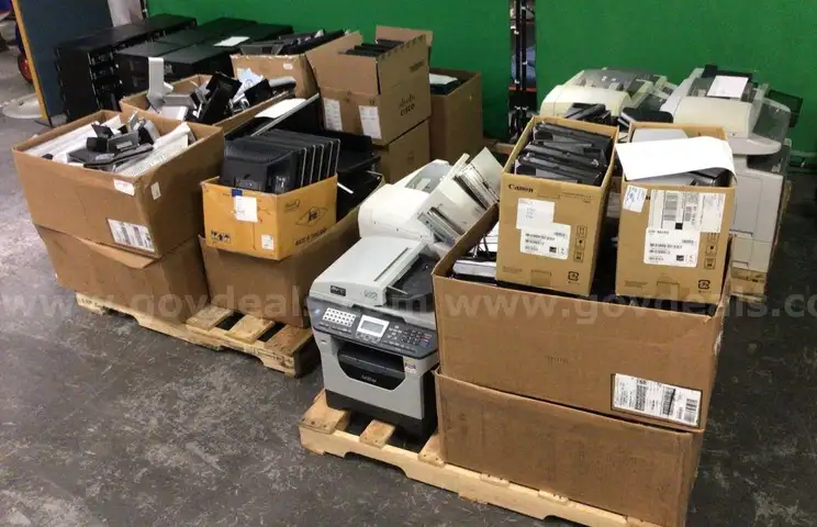 Lot of Approximate (193) Items of Various Office & Computer Equipment