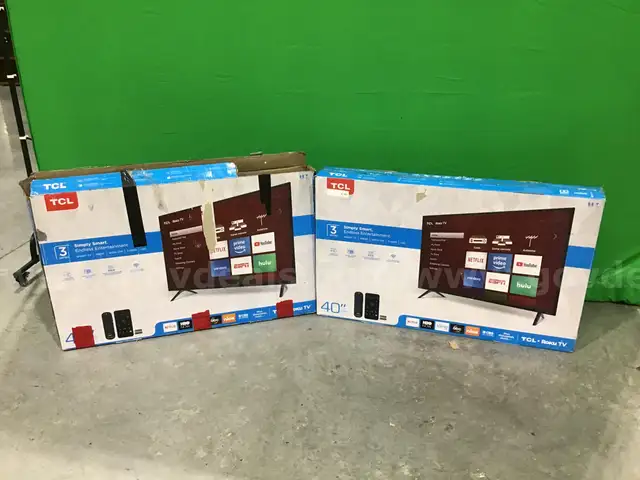 Lot of (2)TLC 40" TV