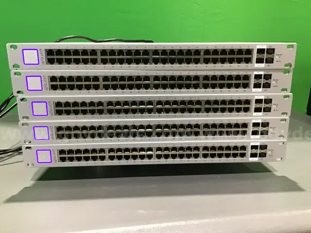 Lot of (5) Ubiquiti UniFi Switch 48 PoE