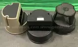 Lot of (3) Step Stools with Wheels