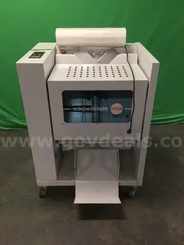 Lot of (1) Mini Rack Bagger and (1) Box Roll of Plastic