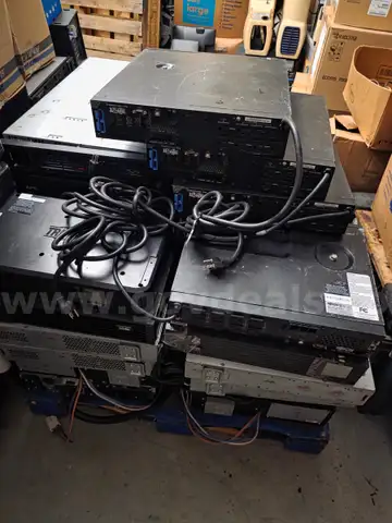 Lot of Mixed APC, CyberPower, Tripp-Lite &#x26; PowerWare UPS Units &#x2013; Palletized &#x2013; Plug Tested Working &#x2013; No Batteries