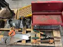 Pallet of shop tools