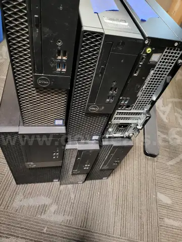 Lot of 12 Desktops and 4 Dell Laptops