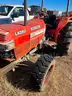 Kubota tractor and bush hog
