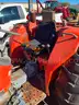 Kubota tractor and bush hog