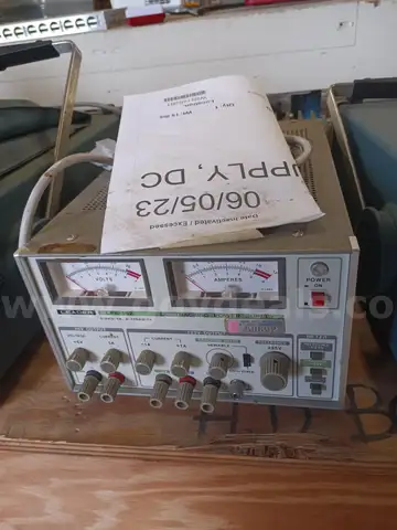3 OSCILLOSCOPES 58477, 67641,60279, 1 POWER SUPPLY 58692 USED GOOD CONDITION
