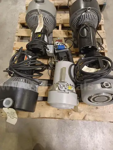 MISCELLANEOUS VARIAN PUMPS USED