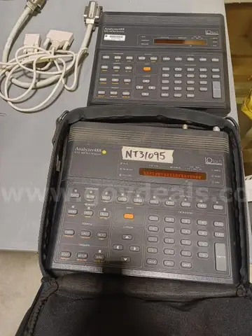 2 LOTECH BUS ANALYZERS 488 IEEE WITH MANUAL AND PORT PLUGS WITH CASE