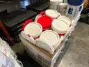 USED EMPTY PLASTIC BUCKETS