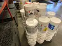 USED EMPTY PLASTIC BUCKETS