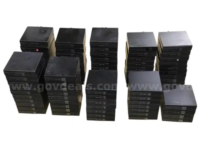 Lot Of 85 Mix Dell Optiplex Micro BareBone PCs - NO CPU NO RAM NO HARD DRIVE NO ADAPTER