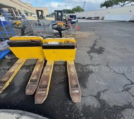 Lot of 2 Yale MPW050EN24T2748 Electric Pallet Jack