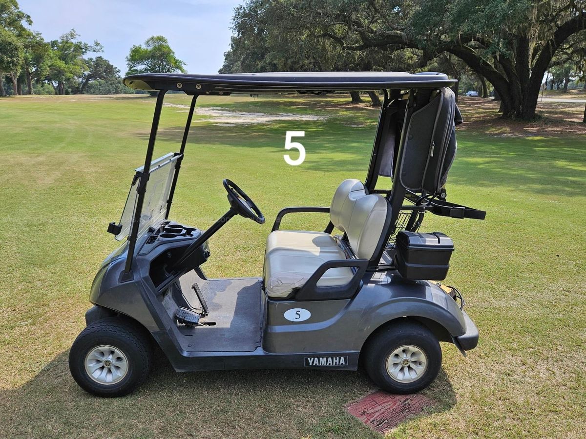 2019 Carbon Metallic Yamaha Drive 48V DC Electric Golf Car | GovDeals