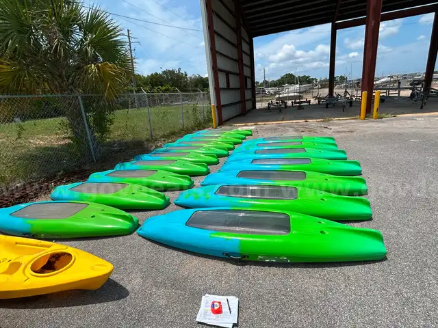 Qty 17 See Thru Kayaks