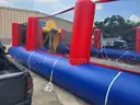 Foosball &#x26; Basketball blow up, Also blow up tent with screen top. one blower