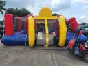 Foosball &#x26; Basketball blow up, Also blow up tent with screen top. one blower