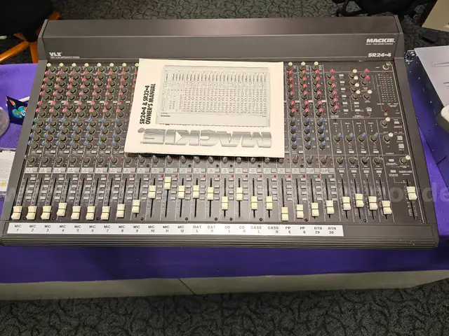 - C. MACKIE SR24-4 Sound Board Mixer