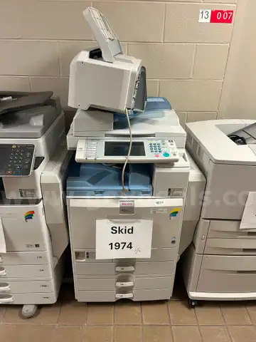 Skid 1974 - Ricoh Aficio MP C3501 Printer Copier
