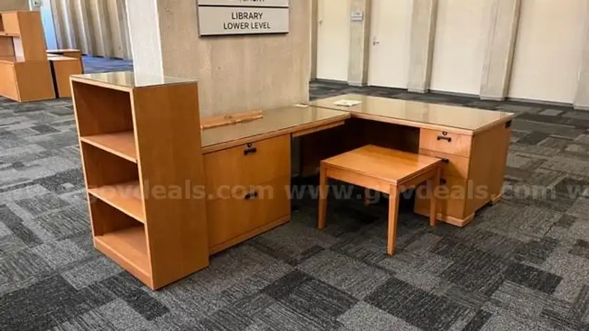 Wood Desk Set