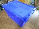 #3906 (24) Blue ULINE Storage Containers