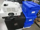 #3992 Used Projectors/monitors/speakers & electronics