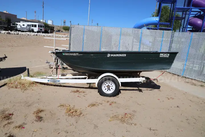 12&#x27; Jon Aluminum Boat with Zieman Trailer