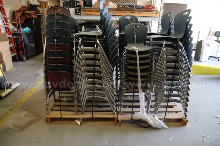 Lot of (72) Stackable Chairs