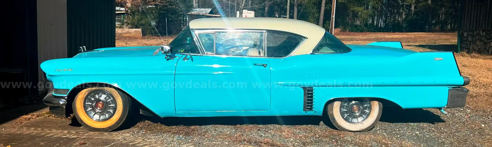 Barn find!! 1957 Cadillac Coupe Deville