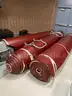 Used Wrestling Mats - 3  burgundy wrestling mats -
