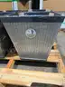 Lot of 20 NEW Allen+Roth Square 16-in W x 16-in H Silver Resin Industrial Planter - MSRP $1000