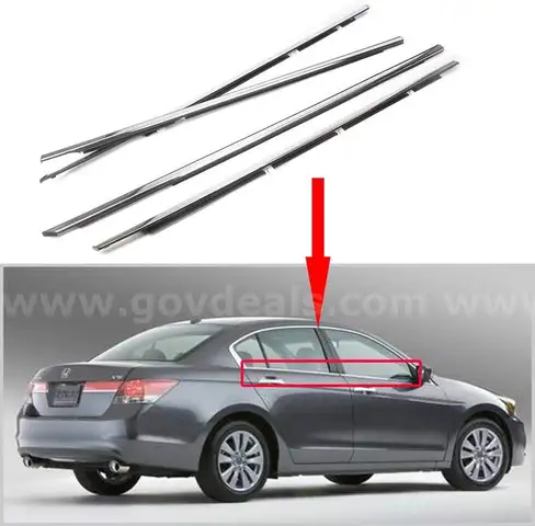Brand New Lot of 6 Sets Weatherstrips Windows Moldings Seal Compatible fit for Honda Accord 2008-2012 MSRP $360