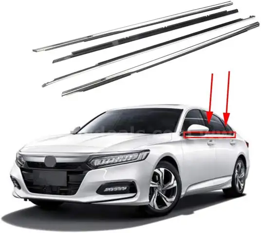 Brand New Lot of 5 Sets Weatherstrips Windows Moldings Seal Compatible fit for Honda Accord 2008-2012 MSRP $300