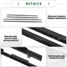 Brand New Lot of 4 Windows Trim Seal Belt for Honda Civic 2006-2011 &#x2013; Front &#x26; Rear, Black Rubber MSRP $240