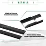 Brand New Lot of 4 Windows Trim Seal Belt for Honda Civic 2006-2011 &#x2013; Front &#x26; Rear, Black Rubber MSRP $240