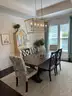 Brand New 7-Light Gold Linear Chandelier &#x2013; Modern Candle-Style Ceiling Fixture for Kitchen, Dining Room MSRP $270