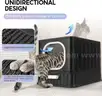 Brand New Foldable Cat Litter Box with Lid - Enclosed Anti-Splash Design, Easy-Clean Drawer &#x26; Scoop - Shipping Available