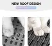Brand New Foldable Cat Litter Box with Lid - Enclosed Anti-Splash Design, Easy-Clean Drawer &#x26; Scoop - Shipping Available