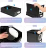 Brand New Foldable Cat Litter Box with Lid - Enclosed Anti-Splash Design, Easy-Clean Drawer &#x26; Scoop - Shipping Available