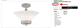 Brand New Minka Lavery Federal Restoration Semi-Flush Ceiling Light MSRP $195 - Shipping Available