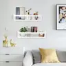 Brand New Generic 23.6" Floating Wall Shelves, White – Set of 2 - Shipping Available