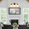 Brand New Matte Black 3-Light Mid-Century Modern Bathroom Vanity Light - Shipping Available