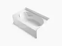 BRAND NEW STERLING Ensemble 36&#x22; Vikrell Soaking Bathtub for Alcove Installations with Right Drain MSRP $1000