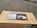 NEW  23ft x 22ft Double Car Garage Metal Shed with Side Door  KJ K2119