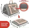 Brand New - SportPet Designs Travel Master Collapsible Cat Carrier with Bed - Shipping Available