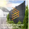 Around 90ft of NEW Composite Privacy Fence  DARK GRAY &#x2013; Includes 15 sections with aluminum posts and hardware MSRP $7500
